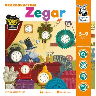 Vzdělávací hra "Hodiny" pro děti 5-9 let + Nauka čtení a poznávání hodin + Desková hra pro 2-4 osoby