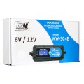 Nabíječka baterií s LCD displejem 6V a 12V + 2 speciální režimy