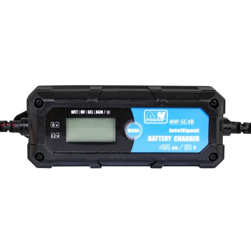 Nabíječka baterií s LCD displejem 6V a 12V + 2 speciální režimy