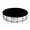 Steel Pro MAX 549X122 Šedá 18 stop BESTWAY 5v1 Rack Bazénové čerpadlo + Pumpa + Kryt + Žebřík