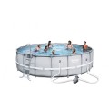 18ft ocelový bazén 549x132 cm POWERSteel 6v1 BESTWAY