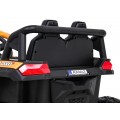 Buggy UTV 2000M závodní autobaterie zlatá + MP3 zvuková světla + dálkové ovládání + pomalý start