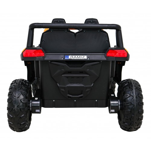Buggy UTV 2000M závodní autobaterie zlatá + MP3 zvuková světla + dálkové ovládání + pomalý start