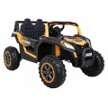 Buggy UTV 2000M závodní autobaterie zlatá + MP3 zvuková světla + dálkové ovládání + pomalý start