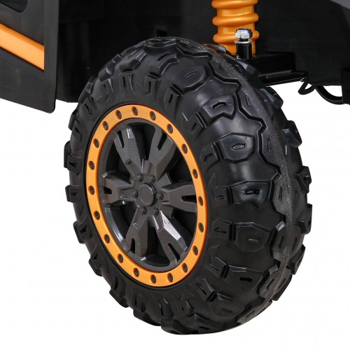 Buggy UTV 2000M závodní autobaterie zlatá + MP3 zvuková světla + dálkové ovládání + pomalý start