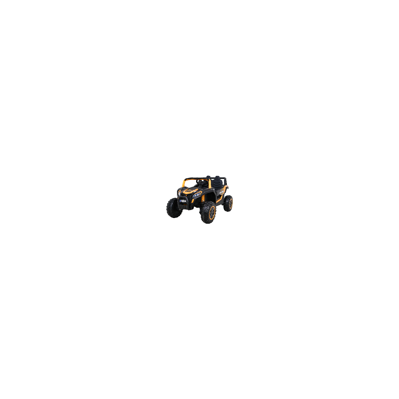 Buggy UTV 2000M závodní autobaterie zlatá + MP3 zvuková světla + dálkové ovládání + pomalý start
