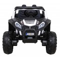 Buggy UTV 2000M závodní autobaterie bílá + MP3 zvuková světla + dálkové ovládání + pomalý start