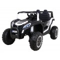 Buggy UTV 2000M závodní autobaterie bílá + MP3 zvuková světla + dálkové ovládání + pomalý start