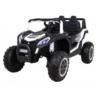 Buggy UTV 2000M závodní autobaterie bílá + MP3 zvuková světla + dálkové ovládání + pomalý start