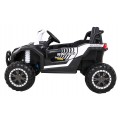 Buggy UTV 2000M závodní autobaterie bílá + MP3 zvuková světla + dálkové ovládání + pomalý start