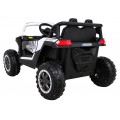 Buggy UTV 2000M závodní autobaterie bílá + MP3 zvuková světla + dálkové ovládání + pomalý start