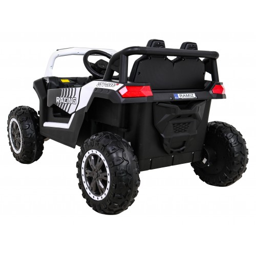 Buggy UTV 2000M závodní autobaterie bílá + MP3 zvuková světla + dálkové ovládání + pomalý start