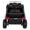 Buggy UTV 2000M závodní autobaterie bílá + MP3 zvuková světla + dálkové ovládání + pomalý start
