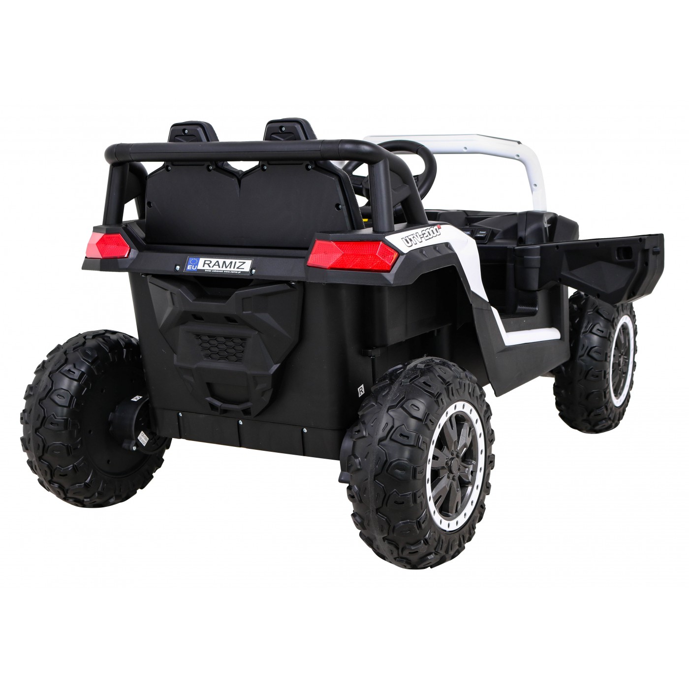 Buggy UTV 2000M závodní autobaterie bílá + MP3 zvuková světla + dálkové ovládání + pomalý start