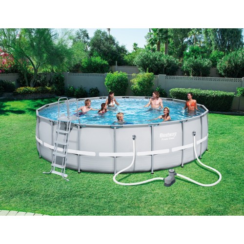 18ft ocelový bazén 549x132 cm POWERSteel 6v1 BESTWAY