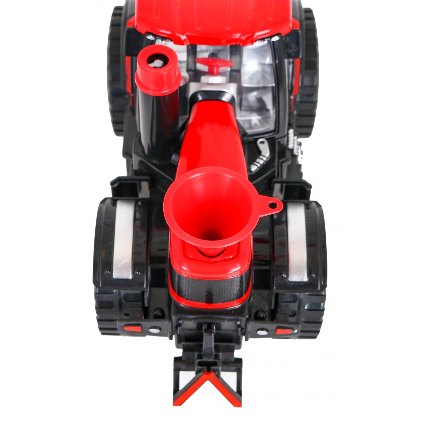 Interaktivní traktor na mýdlové bubliny bublinu pro děti 3+ Jezdecké vozidlo s přívěsem