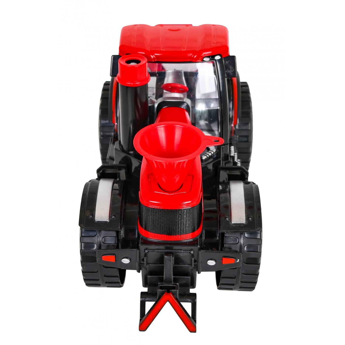 Interaktivní traktor na mýdlové bubliny bublinu pro děti 3+ Jezdecké vozidlo s přívěsem