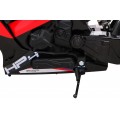Dětský bateriový motor BMW HP4 červený + přídavná kola + pomalý start + EVA + MP3 LED