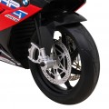 Dětský bateriový motor BMW HP4 červený + přídavná kola + pomalý start + EVA + MP3 LED