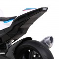 Dětský bateriový motor BMW HP4 bílá + přídavná kola + pomalý start + EVA + MP3 LED