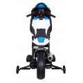 Dětský bateriový motor BMW HP4 bílá + přídavná kola + pomalý start + EVA + MP3 LED