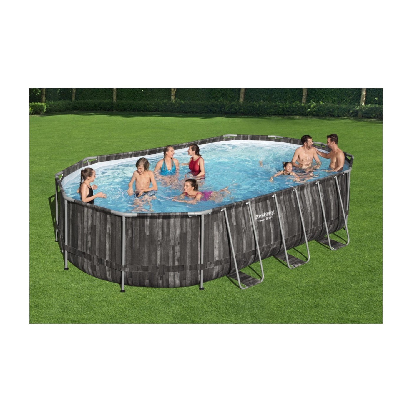 rámový bazén Power Steel 610x366x122 20x12FT Příslušenství BESTWAY 7V1