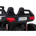 2 dětské baterie Buggy Clash černý + dálkové ovládání + 4x4 + nastavení sedadla + MP3 rádio + LED