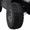 2 dětské baterie Buggy Clash černý + dálkové ovládání + 4x4 + nastavení sedadla + MP3 rádio + LED