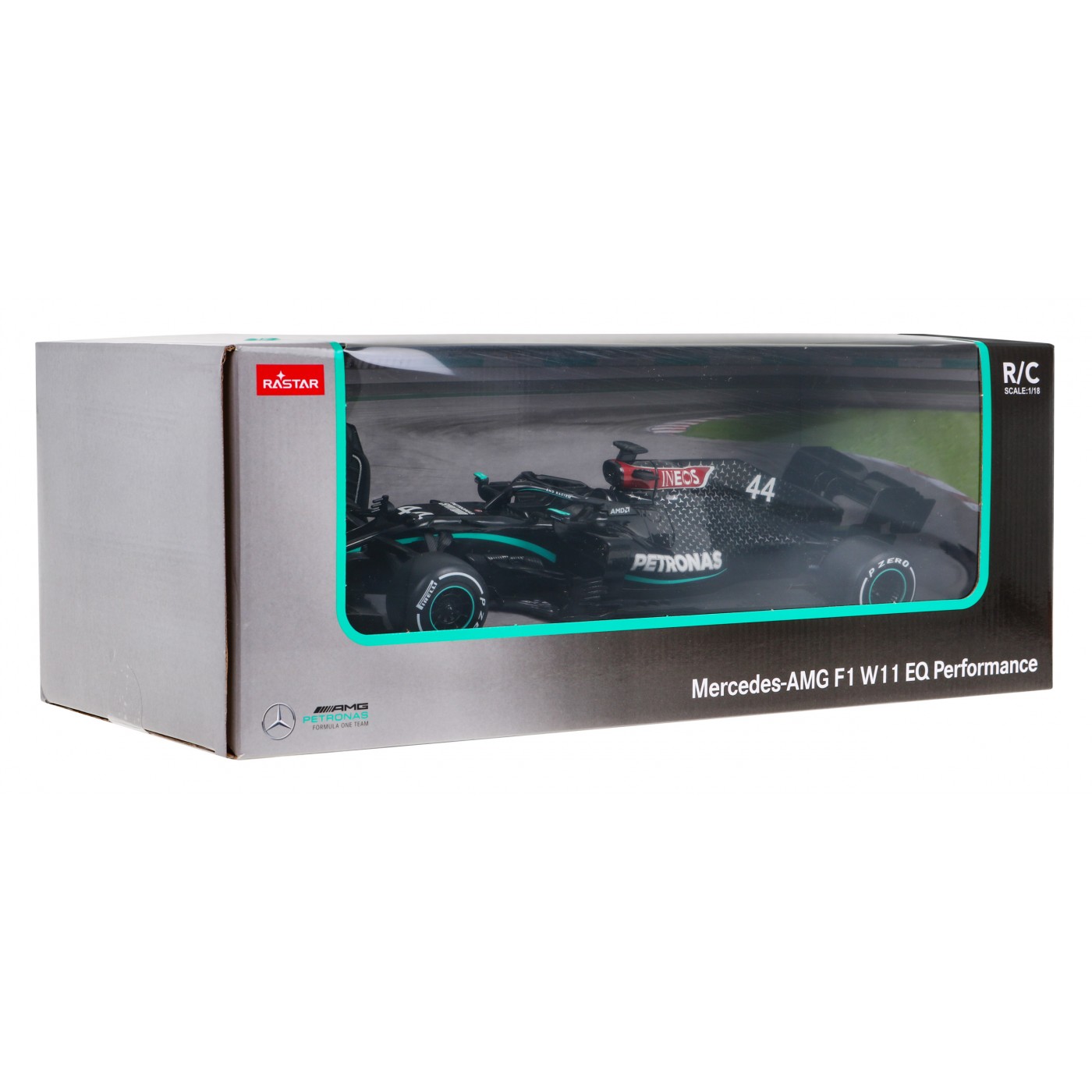 Mercedes-AMG F1 W11 EQ Performance RASTAR model 1:18 Dálkové ovládání auta + dálkové ovládání