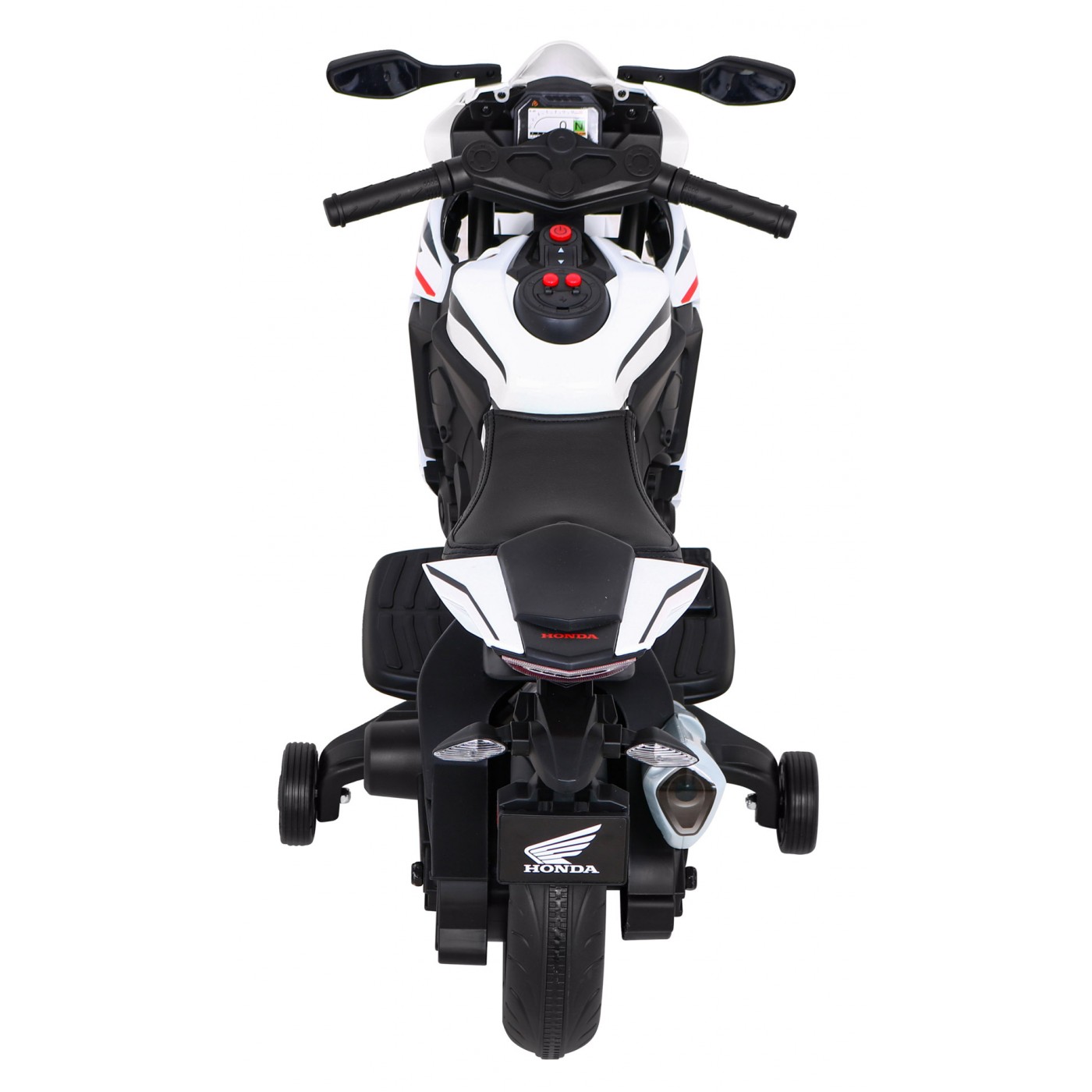 Honda CBR 1000RR dětský dobíjecí motor bílý + MP3 zvonky + přídavná kola