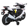 Honda CBR 1000RR dětský dobíjecí motor bílý + MP3 zvonky + přídavná kola