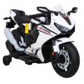 Honda CBR 1000RR dětský dobíjecí motor bílý + MP3 zvonky + přídavná kola