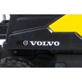 Akumulátorové rýpadlo Volvo žlutá + pohyblivé lízátko + 2 bazény + 150 pil + dálkové ovládání + MP3 rádio + LED