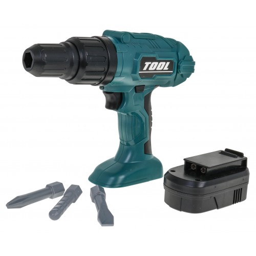 Interaktivní vrtačka/šroubovák pro děti 3+ vyměnitelné bity DIY sada