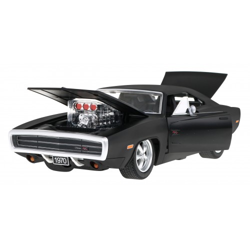 1970 Dodge Charger RT černý RASTAR model 1:16 Dálkově ovládaný Auto + Dálkový
