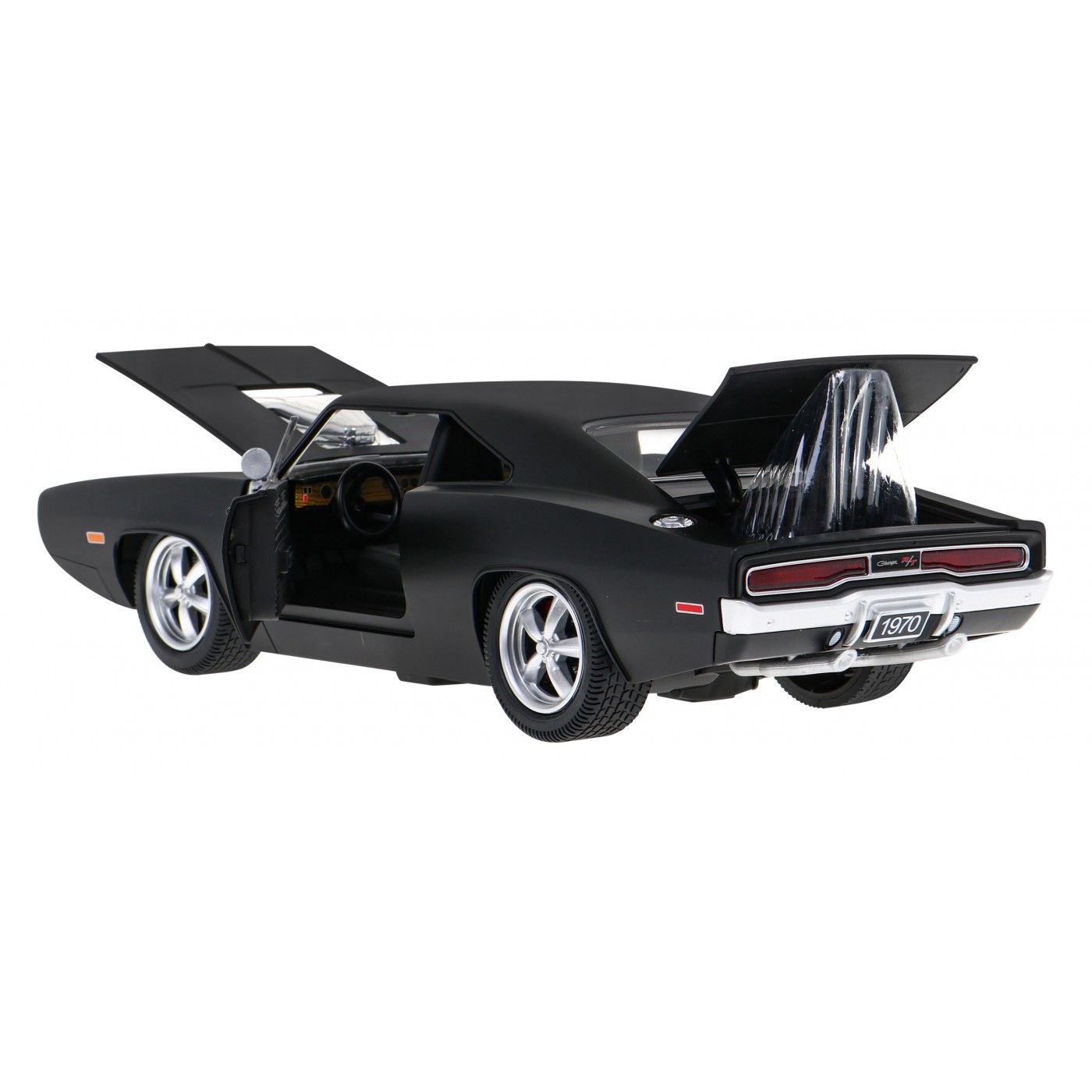 1970 Dodge Charger RT černý RASTAR model 1:16 Dálkově ovládaný Auto + Dálkový