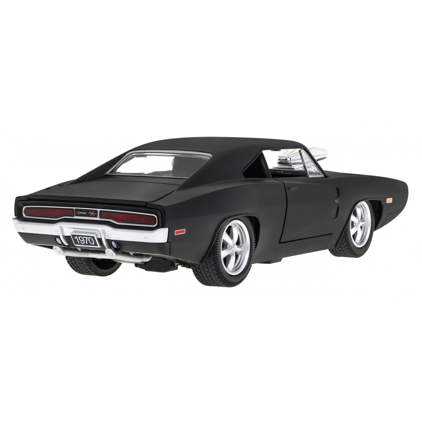 1970 Dodge Charger RT černý RASTAR model 1:16 Dálkově ovládaný Auto + Dálkový