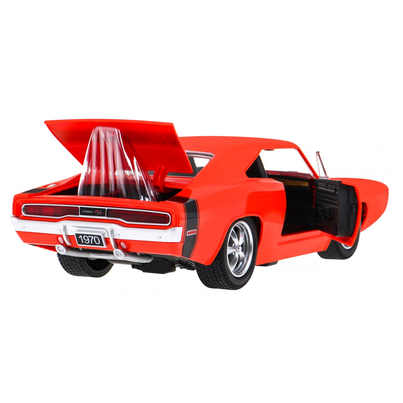 1970 Dodge Nabíječka RT červená RASTAR model 1:16 Dálkově ovládané Auto + Dálkové