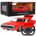 1970 Dodge Nabíječka RT červená RASTAR model 1:16 Dálkově ovládané Auto + Dálkové