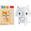 3D omalovánka "Kočka" omalovánka-skládačka pro děti