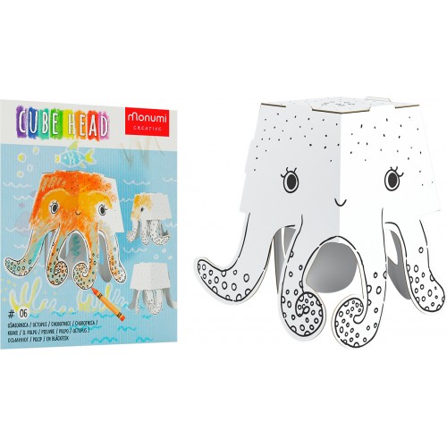 3D omalovánka-skládačka "Chobotnice" pro děti