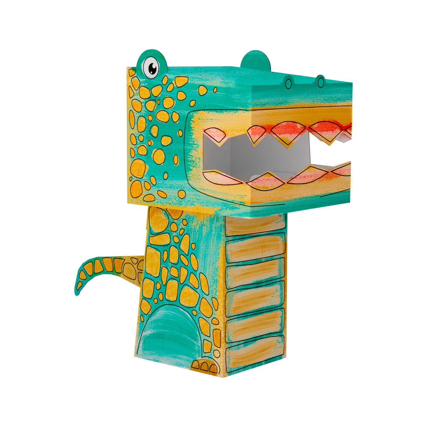 "Tyrannosaurus" omalovánka puzzle 3D dinosaurus