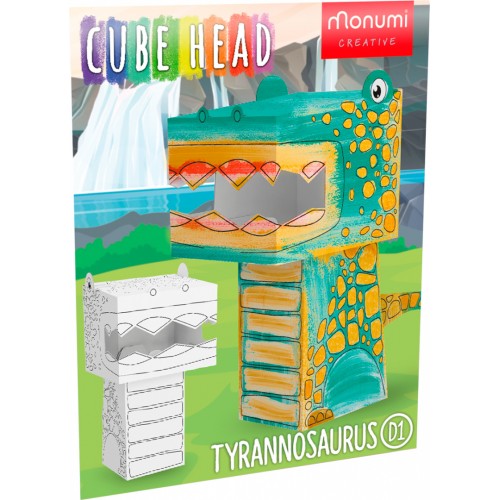 "Tyrannosaurus" omalovánka puzzle 3D dinosaurus