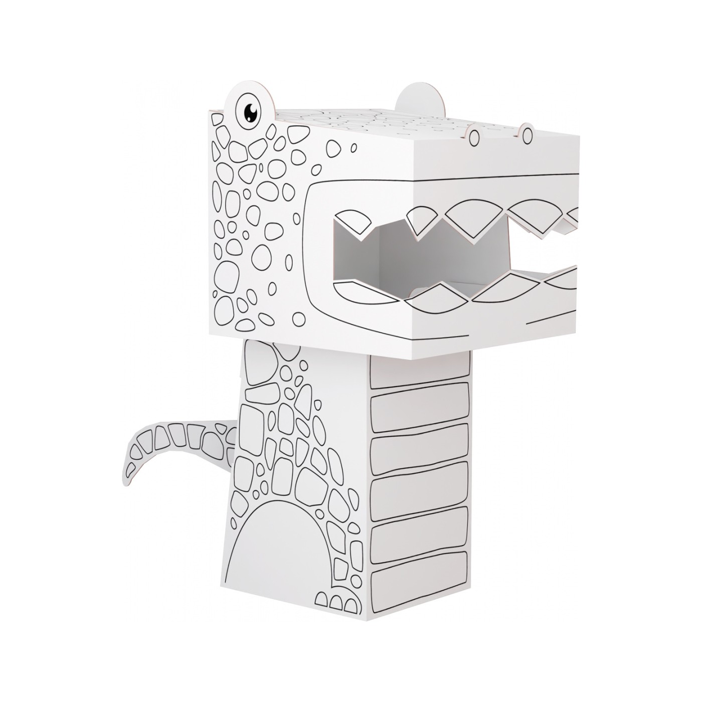 "Tyrannosaurus" omalovánka puzzle 3D dinosaurus