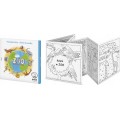 Omalovánky-harmonická dětská knížka „Den v ZOO“