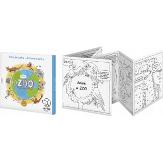 Omalovánky-harmonická dětská knížka „Den v ZOO“