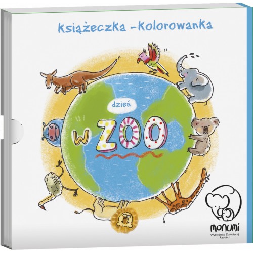 Omalovánky-harmonická dětská knížka „Den v ZOO“