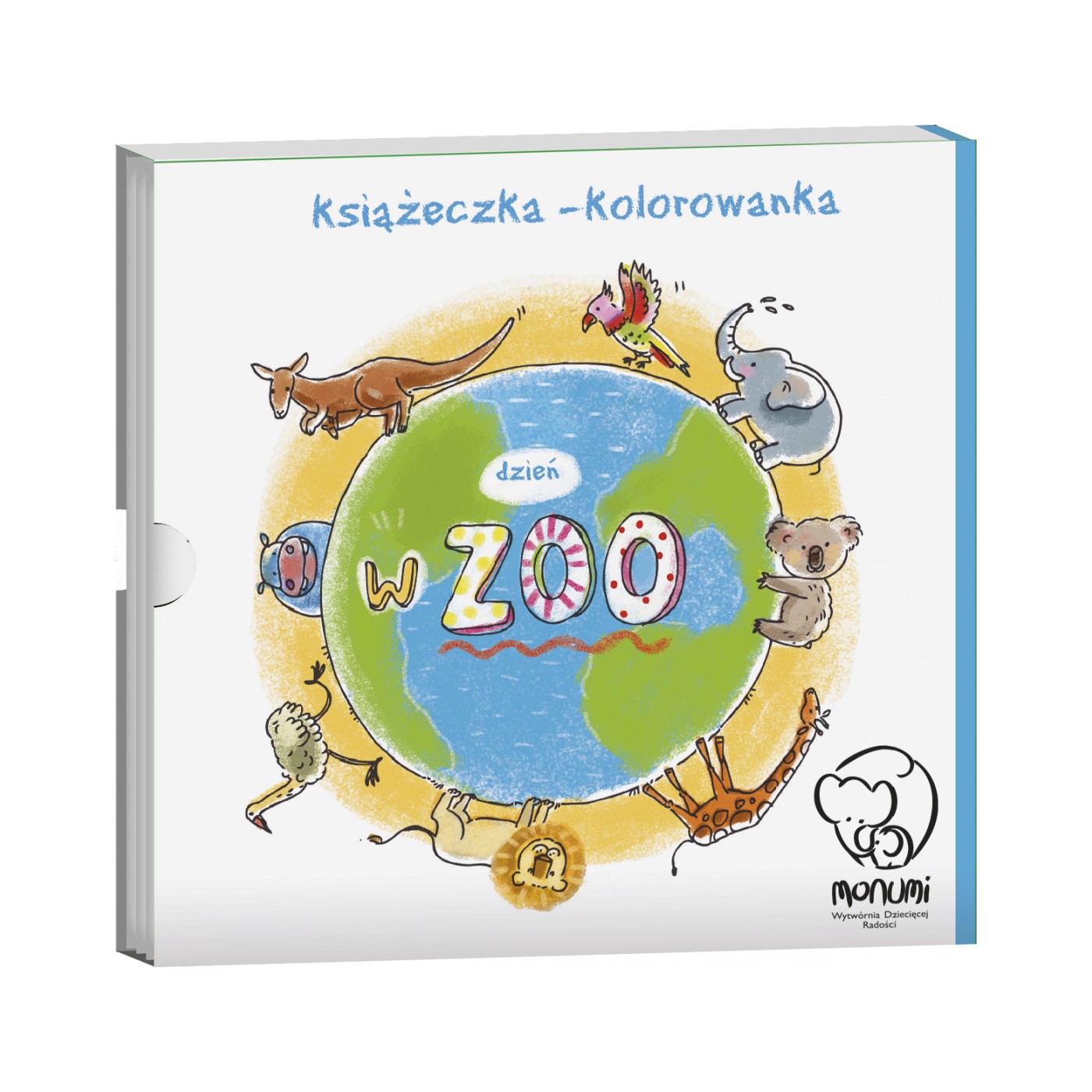 Omalovánky-harmonická dětská knížka „Den v ZOO“