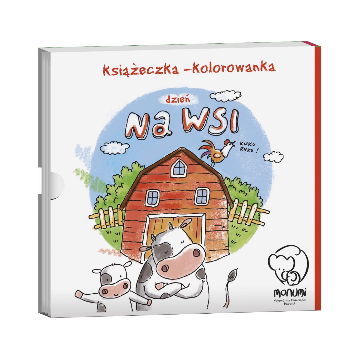 Omalovánky-harmonická dětská knížka „Den na venkově“