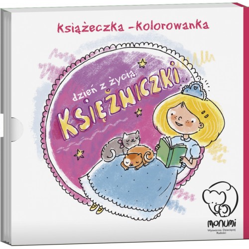 Omalovánky-harmonická dětská knížka „A Day in the Life of a Princess“